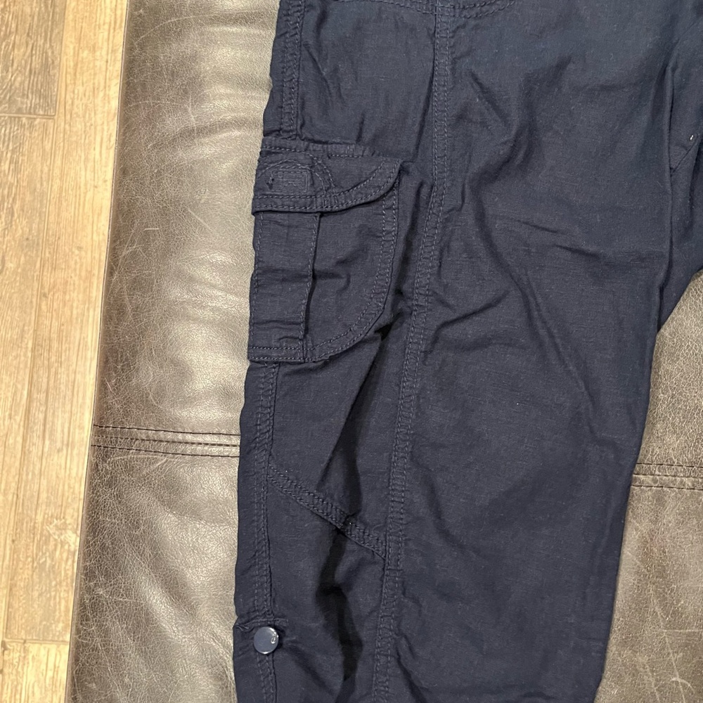 Gloria Vanderbilt Women Navy Cargo Capri Pants - Picture 3 of 7